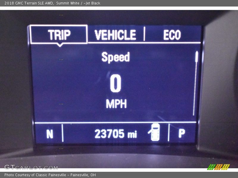 Summit White / ­Jet Black 2018 GMC Terrain SLE AWD