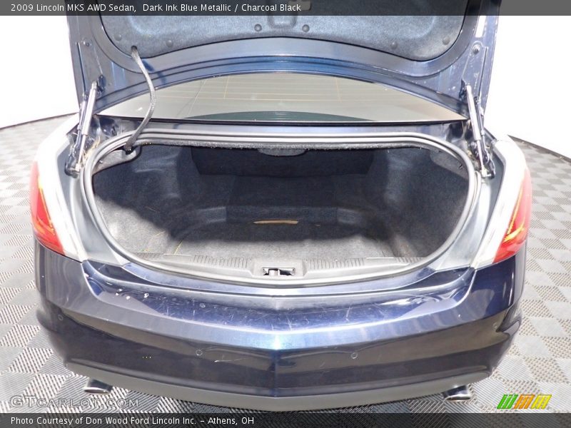Dark Ink Blue Metallic / Charcoal Black 2009 Lincoln MKS AWD Sedan