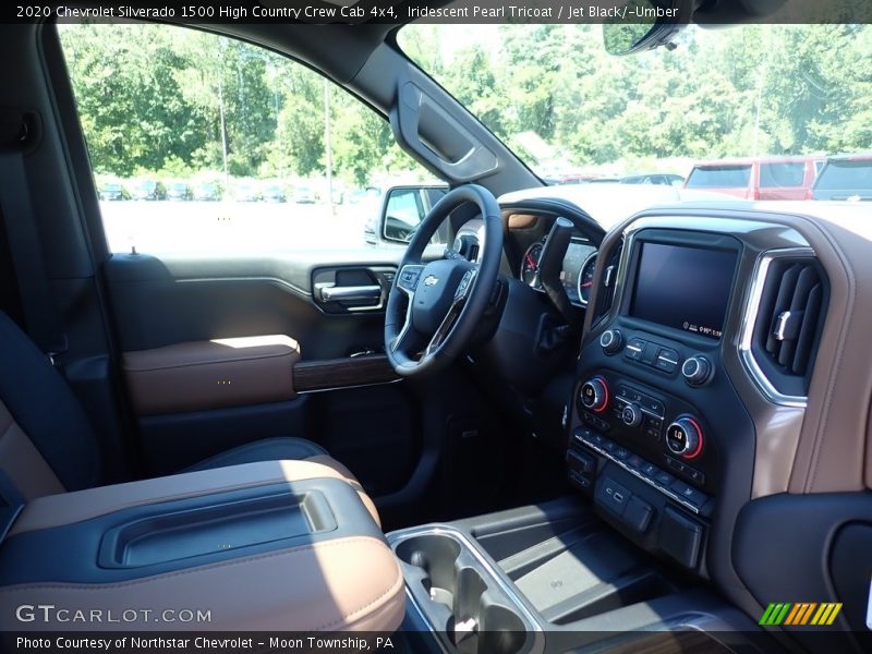 Iridescent Pearl Tricoat / Jet Black/­Umber 2020 Chevrolet Silverado 1500 High Country Crew Cab 4x4