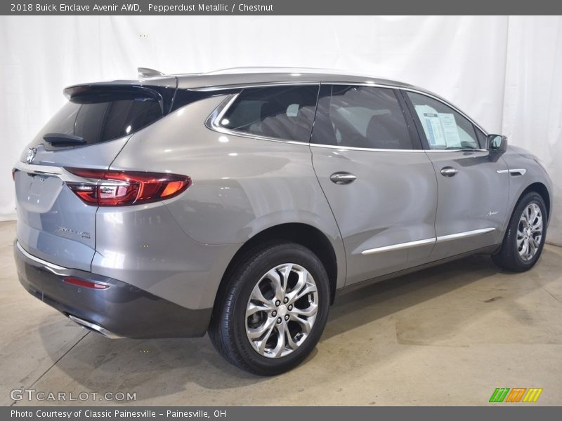 Pepperdust Metallic / Chestnut 2018 Buick Enclave Avenir AWD
