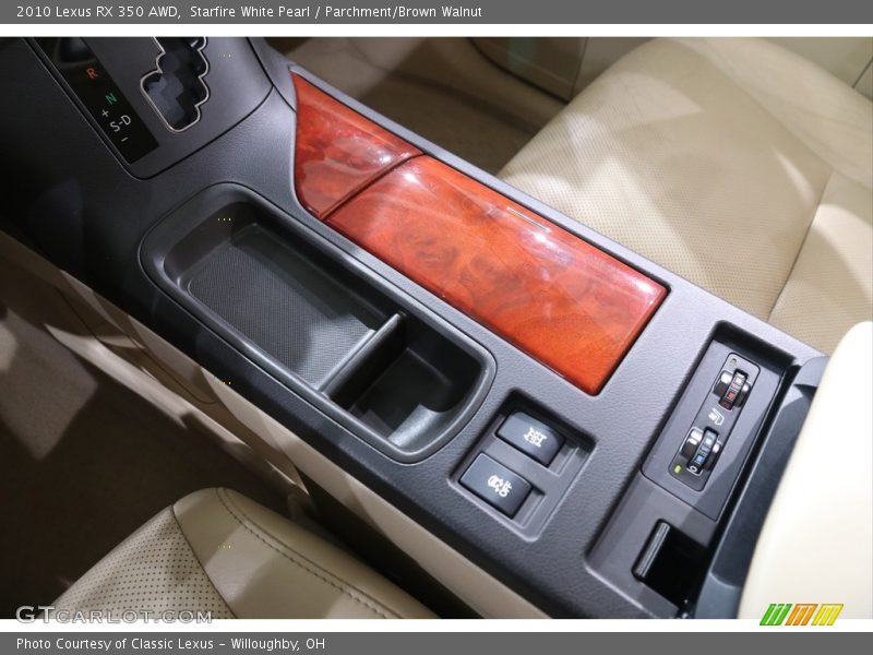Starfire White Pearl / Parchment/Brown Walnut 2010 Lexus RX 350 AWD