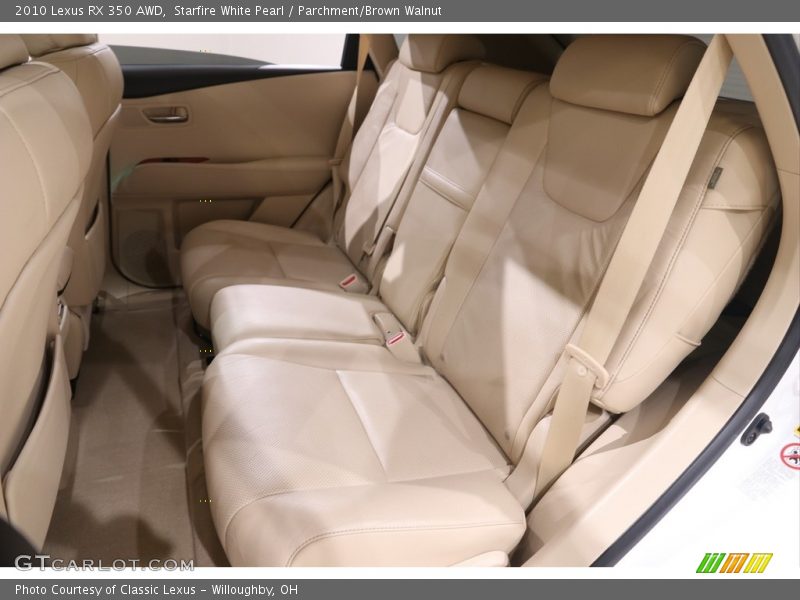 Starfire White Pearl / Parchment/Brown Walnut 2010 Lexus RX 350 AWD