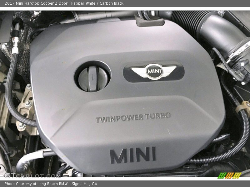 Pepper White / Carbon Black 2017 Mini Hardtop Cooper 2 Door
