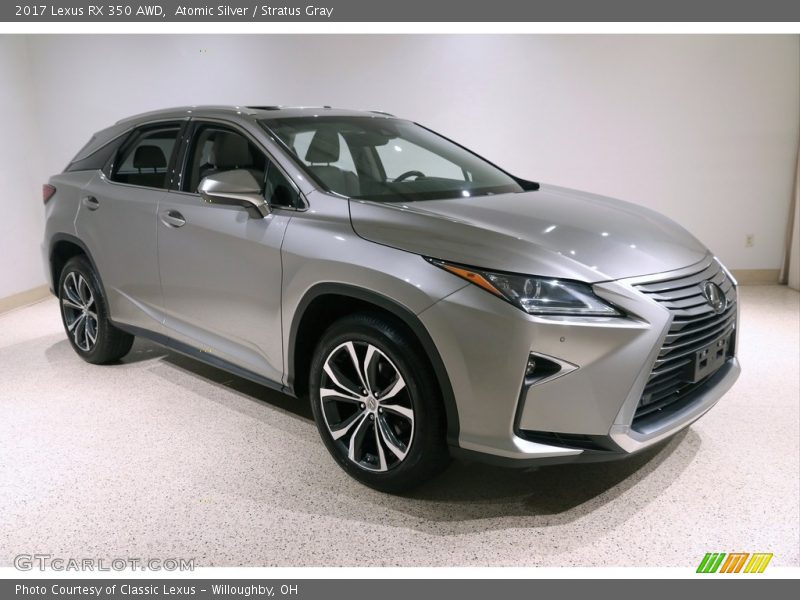 Atomic Silver / Stratus Gray 2017 Lexus RX 350 AWD