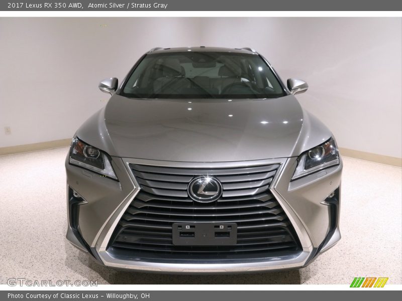 Atomic Silver / Stratus Gray 2017 Lexus RX 350 AWD