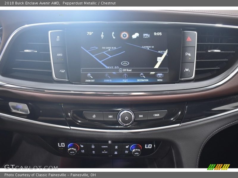 Pepperdust Metallic / Chestnut 2018 Buick Enclave Avenir AWD