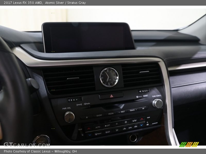 Atomic Silver / Stratus Gray 2017 Lexus RX 350 AWD