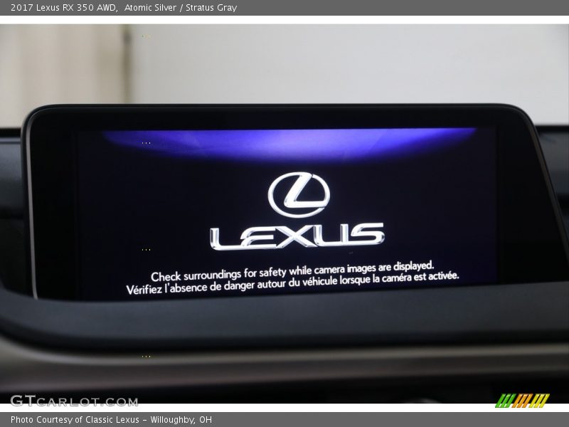 Atomic Silver / Stratus Gray 2017 Lexus RX 350 AWD