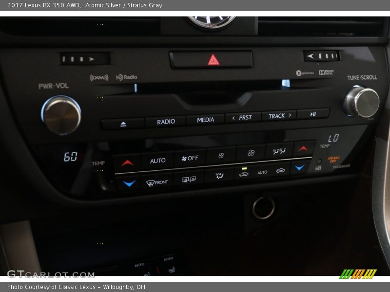 Atomic Silver / Stratus Gray 2017 Lexus RX 350 AWD