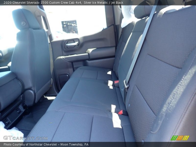 Silver Ice Metallic / Jet Black 2020 Chevrolet Silverado 1500 Custom Crew Cab 4x4