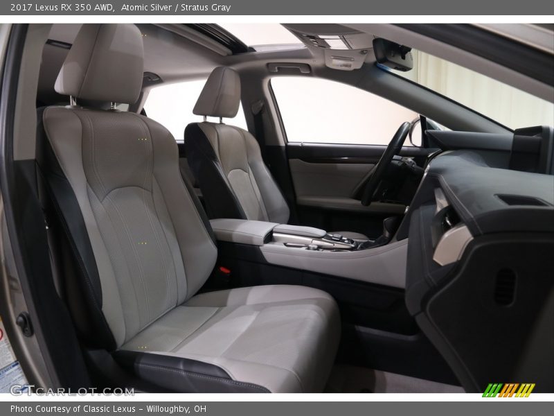 Atomic Silver / Stratus Gray 2017 Lexus RX 350 AWD