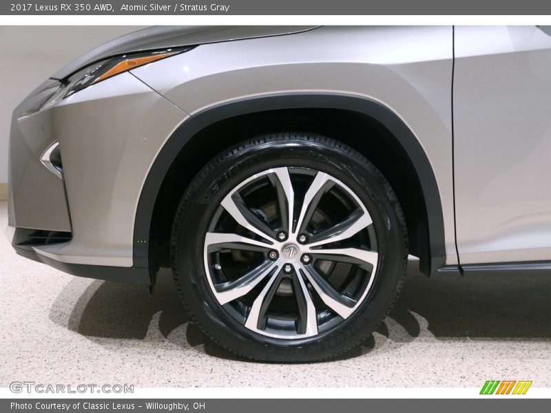 Atomic Silver / Stratus Gray 2017 Lexus RX 350 AWD