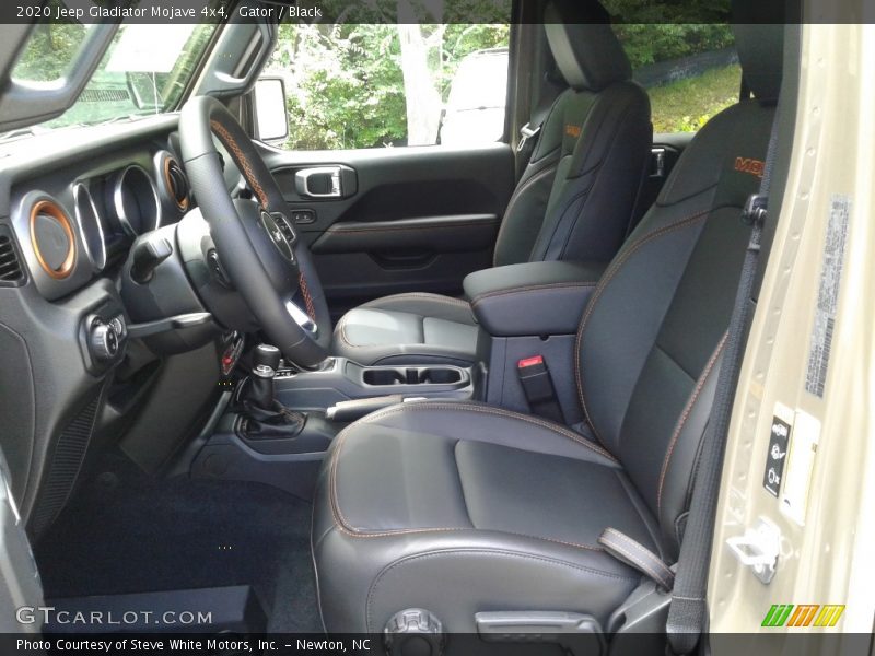 Front Seat of 2020 Gladiator Mojave 4x4