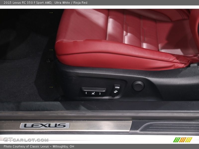 Ultra White / Rioja Red 2015 Lexus RC 350 F Sport AWD