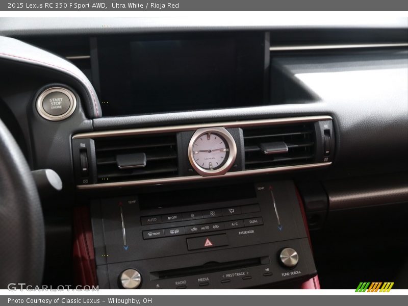 Ultra White / Rioja Red 2015 Lexus RC 350 F Sport AWD