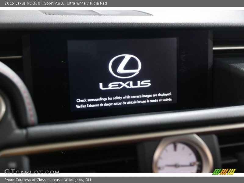 Ultra White / Rioja Red 2015 Lexus RC 350 F Sport AWD