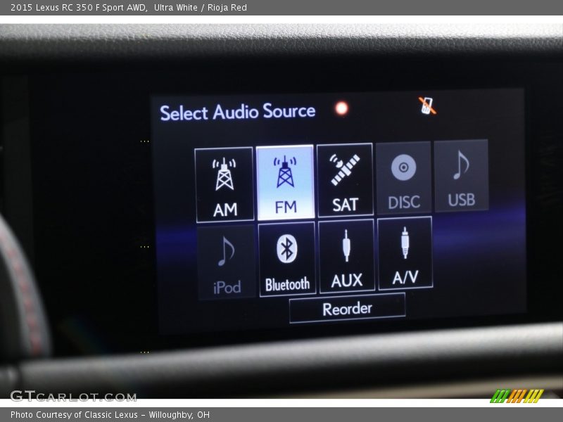 Ultra White / Rioja Red 2015 Lexus RC 350 F Sport AWD
