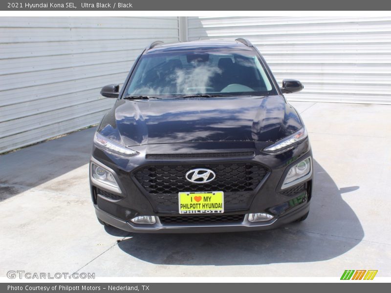 Ultra Black / Black 2021 Hyundai Kona SEL