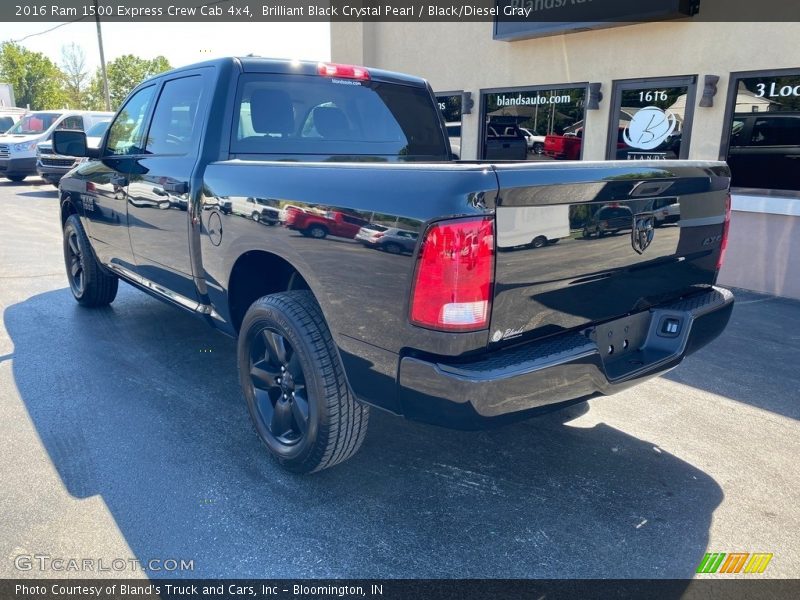Brilliant Black Crystal Pearl / Black/Diesel Gray 2016 Ram 1500 Express Crew Cab 4x4