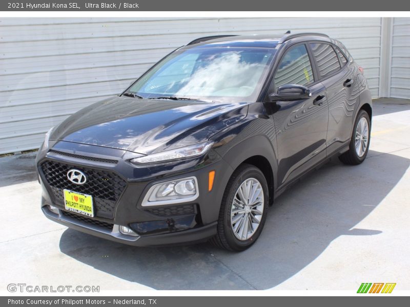 Ultra Black / Black 2021 Hyundai Kona SEL