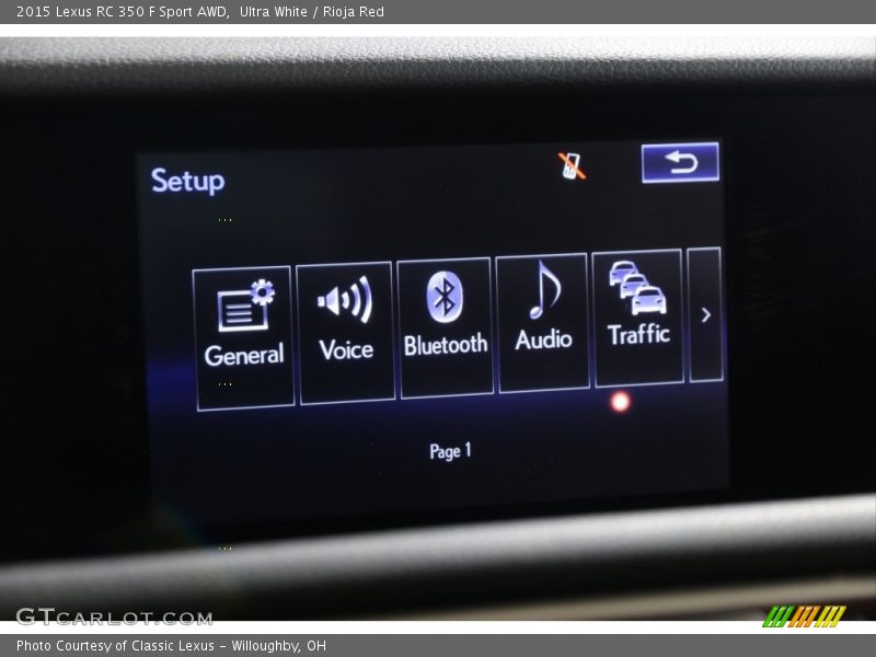 Ultra White / Rioja Red 2015 Lexus RC 350 F Sport AWD
