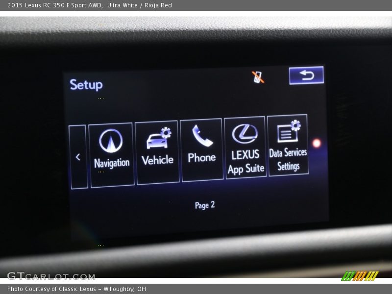 Ultra White / Rioja Red 2015 Lexus RC 350 F Sport AWD