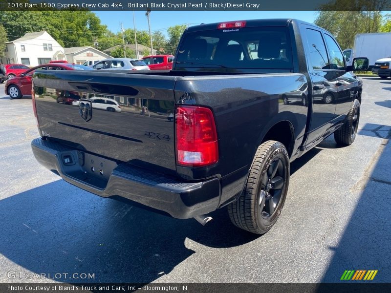 Brilliant Black Crystal Pearl / Black/Diesel Gray 2016 Ram 1500 Express Crew Cab 4x4