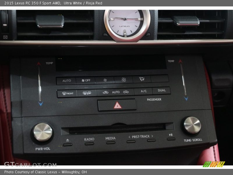 Ultra White / Rioja Red 2015 Lexus RC 350 F Sport AWD