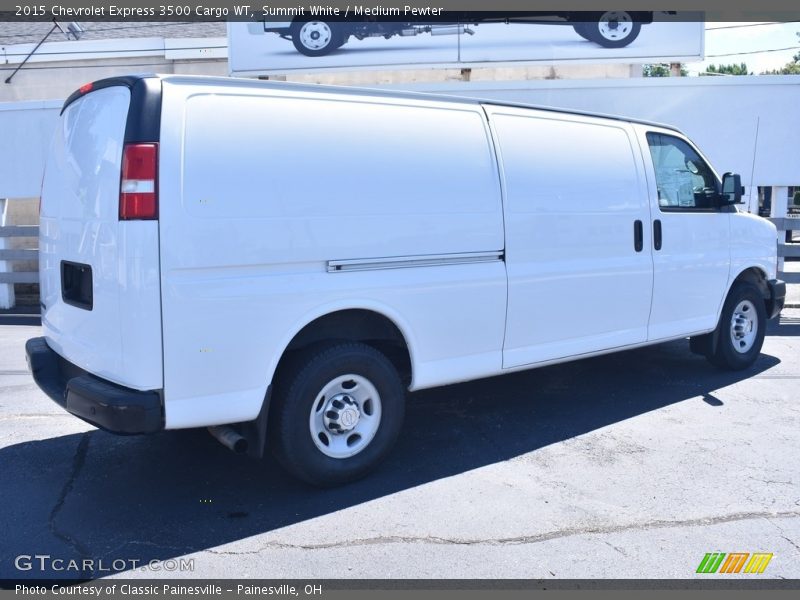 Summit White / Medium Pewter 2015 Chevrolet Express 3500 Cargo WT