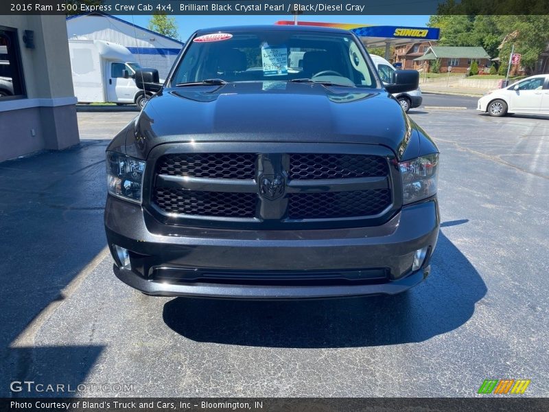 Brilliant Black Crystal Pearl / Black/Diesel Gray 2016 Ram 1500 Express Crew Cab 4x4