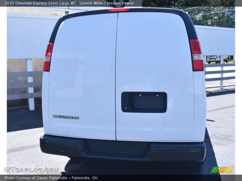 Summit White / Medium Pewter 2015 Chevrolet Express 3500 Cargo WT