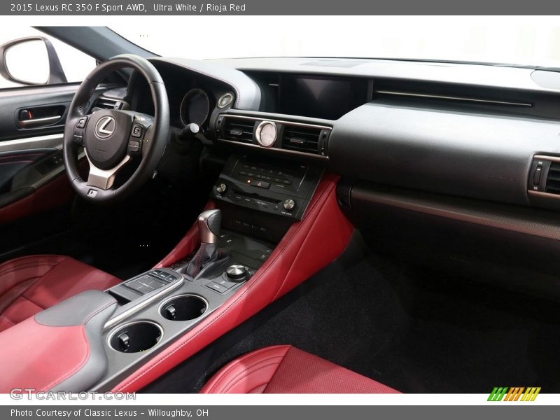 Ultra White / Rioja Red 2015 Lexus RC 350 F Sport AWD