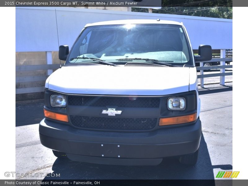 Summit White / Medium Pewter 2015 Chevrolet Express 3500 Cargo WT