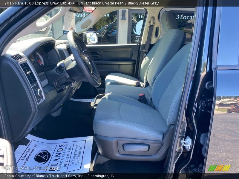 Brilliant Black Crystal Pearl / Black/Diesel Gray 2016 Ram 1500 Express Crew Cab 4x4