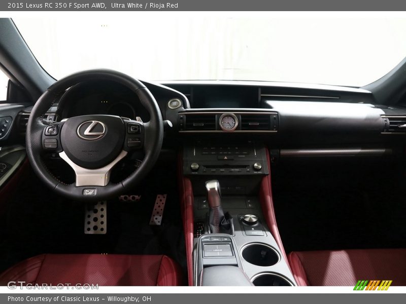 Ultra White / Rioja Red 2015 Lexus RC 350 F Sport AWD