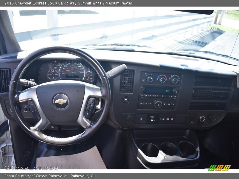 Summit White / Medium Pewter 2015 Chevrolet Express 3500 Cargo WT