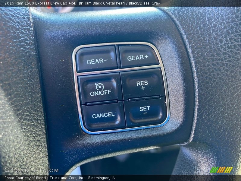 Brilliant Black Crystal Pearl / Black/Diesel Gray 2016 Ram 1500 Express Crew Cab 4x4