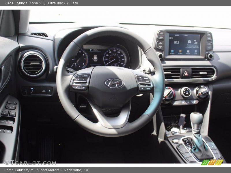Ultra Black / Black 2021 Hyundai Kona SEL