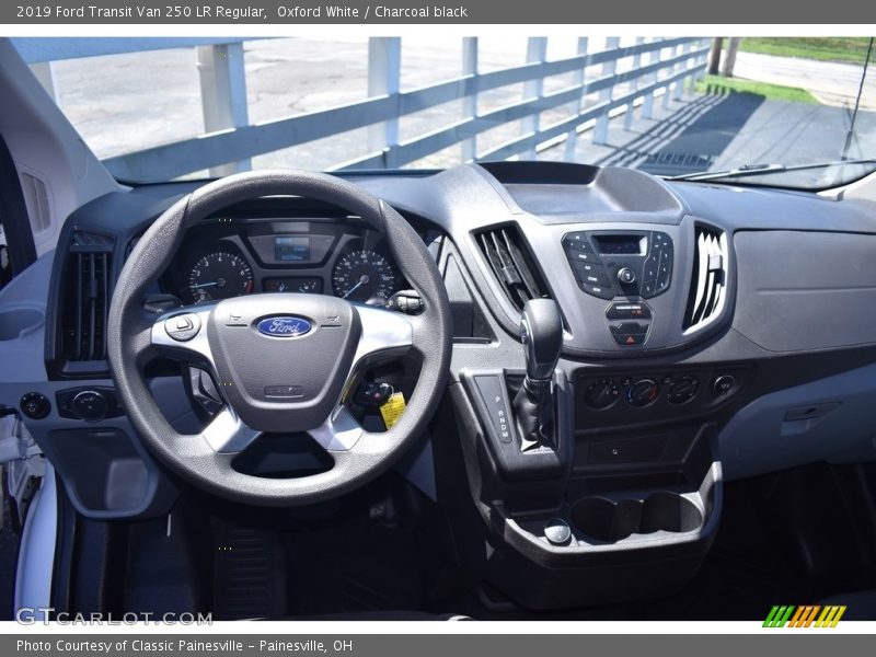 Oxford White / Charcoal black 2019 Ford Transit Van 250 LR Regular