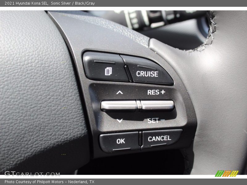 Sonic Silver / Black/Gray 2021 Hyundai Kona SEL