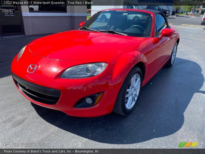 True Red / Black 2012 Mazda MX-5 Miata Sport Roadster