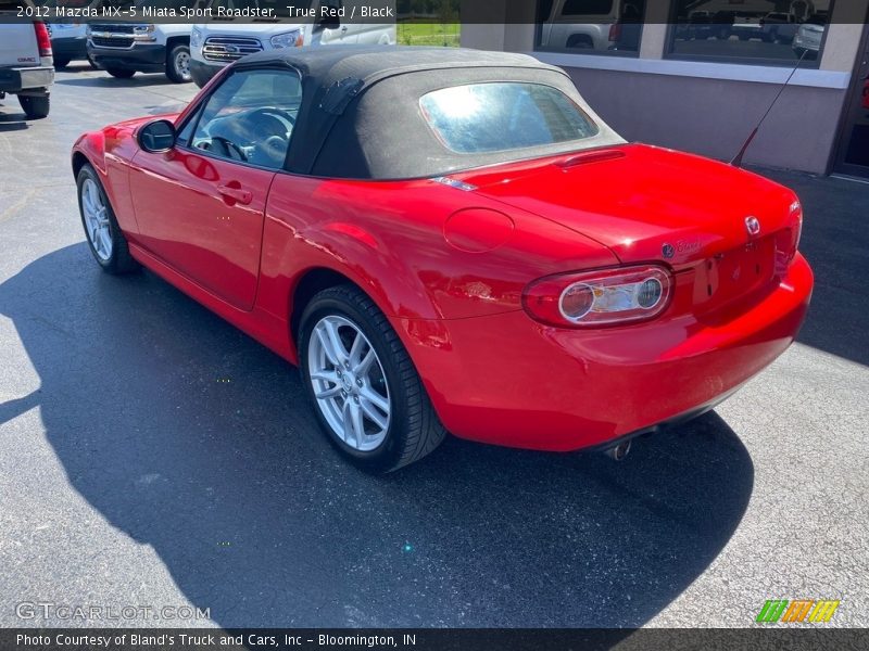 True Red / Black 2012 Mazda MX-5 Miata Sport Roadster