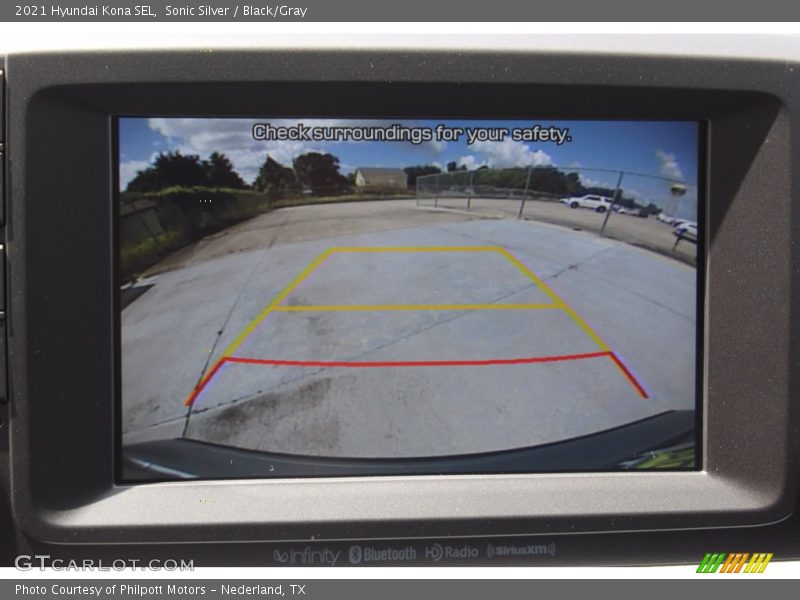 Sonic Silver / Black/Gray 2021 Hyundai Kona SEL
