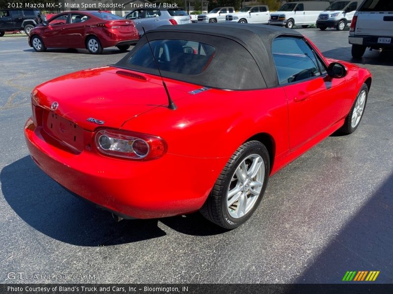 True Red / Black 2012 Mazda MX-5 Miata Sport Roadster