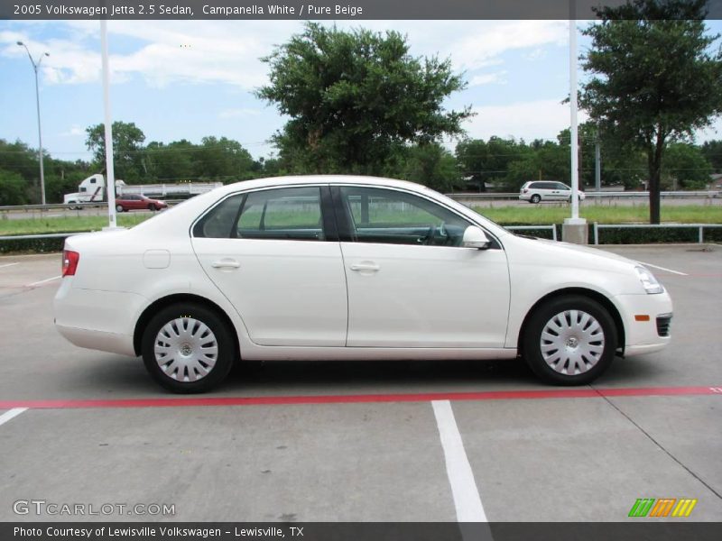 Campanella White / Pure Beige 2005 Volkswagen Jetta 2.5 Sedan