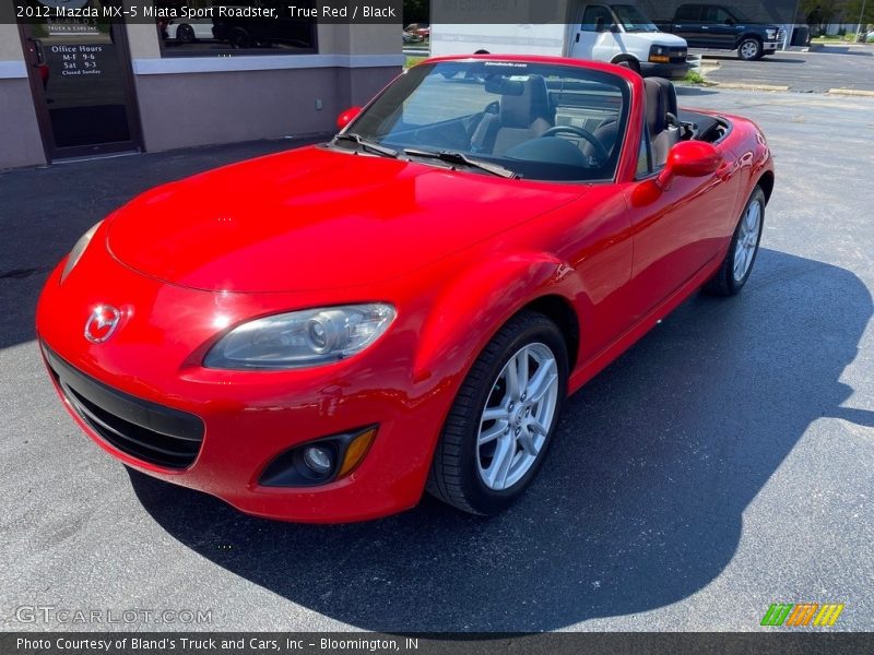 True Red / Black 2012 Mazda MX-5 Miata Sport Roadster