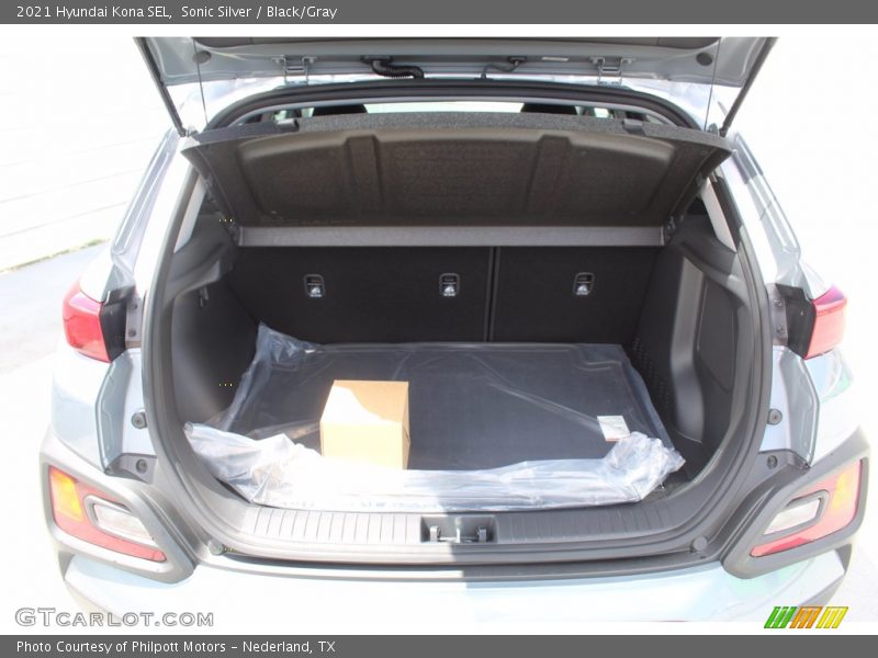 Sonic Silver / Black/Gray 2021 Hyundai Kona SEL