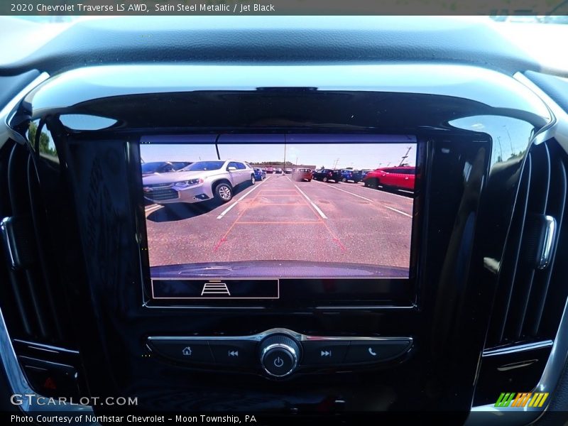 Satin Steel Metallic / Jet Black 2020 Chevrolet Traverse LS AWD