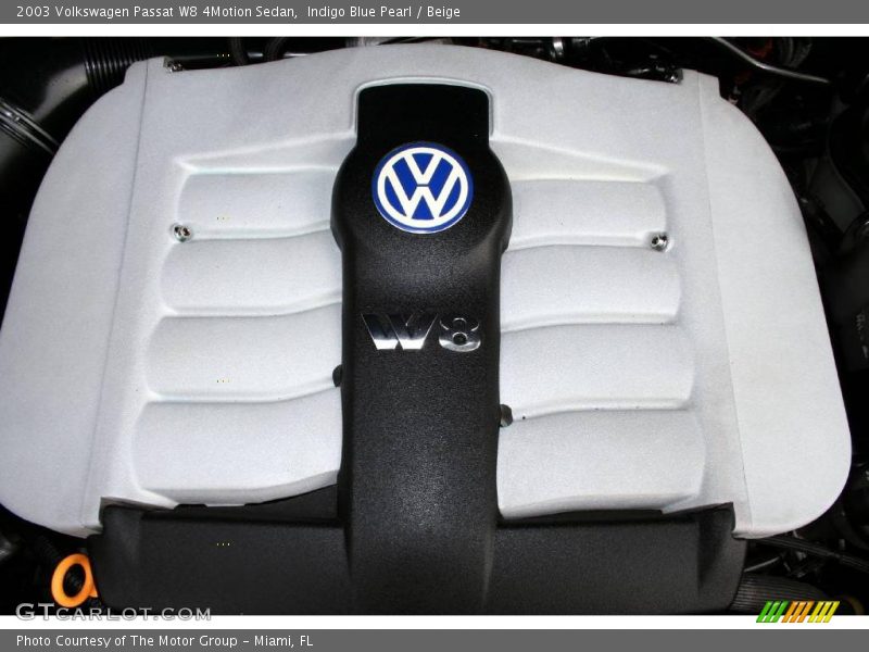 Indigo Blue Pearl / Beige 2003 Volkswagen Passat W8 4Motion Sedan