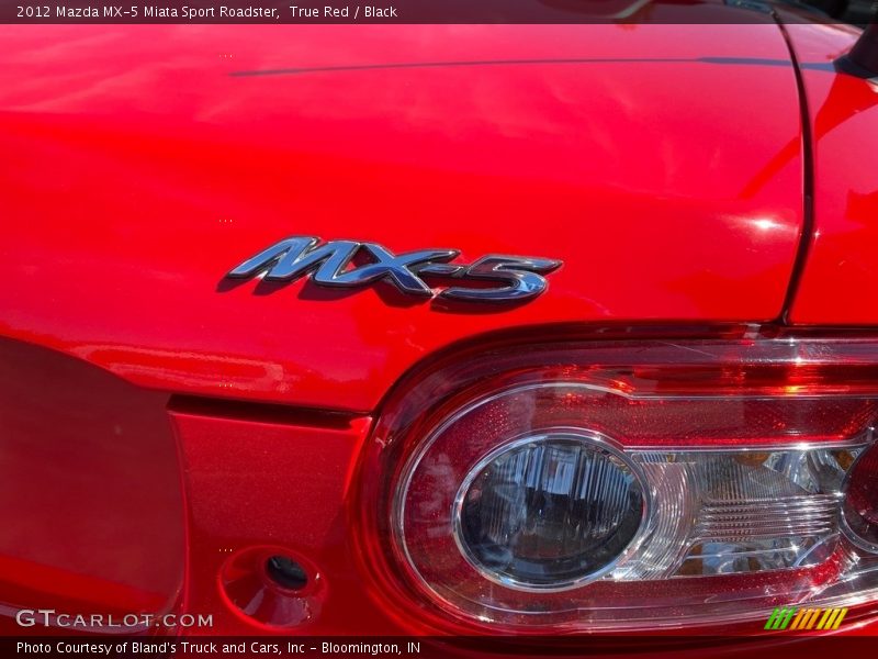 True Red / Black 2012 Mazda MX-5 Miata Sport Roadster